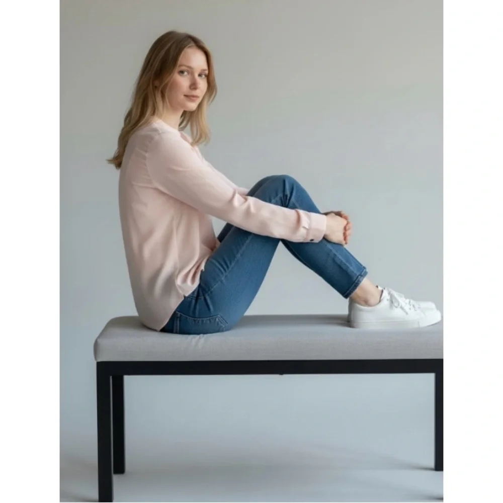 Adrianna Papell Peony Long Sleeve Blouse - Picture 4 of 13